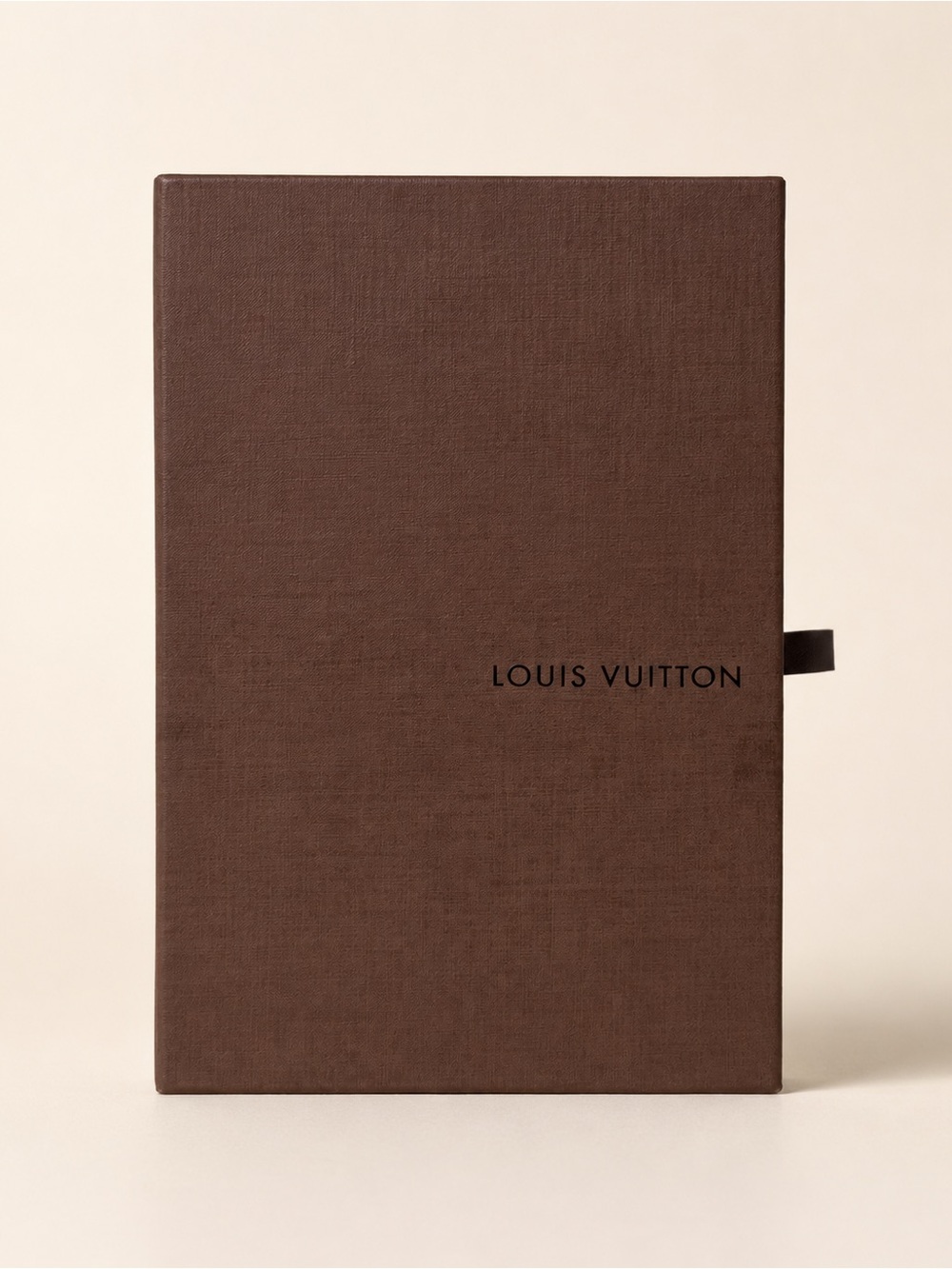 Louis Vuitton Empty Drawer Box Brown Cream Pull Tab 8.5 x 5.25 x 2